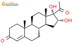 雙羥孕酮結構式圖片|595-77-7結構式圖片