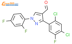 3 2 4 DICHLORO 5 FLUOROPHENYL 1 2 4 DIFLUOROPHENYL 1H PYRAZOLE 4