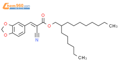 Hexyldecyl Benzodioxol Yl Cyanoprop Enoate