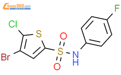 4 Bromo 5 Chloro N 4 Fluorophenyl Thiophene 2 Sulfonamide 646039 59 0