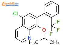 5 Chloro 8 Propan 2 Yloxy 7 2 Trifluoromethyl Phenyl Quinoline 648897