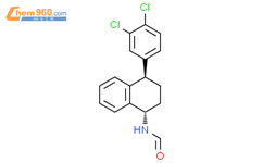 Formamide,N-[(1S,4R)-4-(3,4-dichlorophenyl)-1,2,3,4-tetrahydro-1-naphthalenyl]-结构式图片|674768-15-1结构式图片