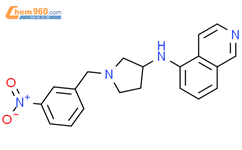 N 1 3 Nitrophenyl Methyl Pyrrolidin 3 Yl Isoquinolin 5 Amine 675133