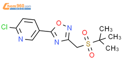 2 Chloro 5 3 2 Methyl 2 Propanyl Sulfonyl Methyl 1 2 4 Oxadi Azol