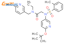 Acetamide N Ethyl 2 6 Methoxy 3 Pyridinyl 2 Methylphenyl Sulfonyl