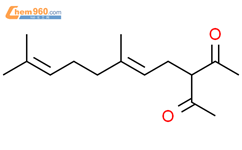 2,4-Pentanedione, 3-[(2E)-3,7-dimethyl-2,6-octadien-1-yl]-结构式图片|70000-30-5结构式图片