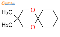 3,3-二甲基-1,5-二噁螺[5.5]十一烷结构式图片|707-29-9结构式图片