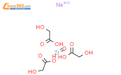 sodium tris(hydroxyacetate-O1,O2)oxozirconate(1-)结构式图片|71888-59-0结构式图片
