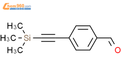 4-三甲基硅乙炔基苯甲醛结构式图片|77123-57-0结构式图片