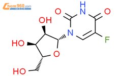 5-氟尿嘧啶核苷结构式图片|77180-80-4结构式图片