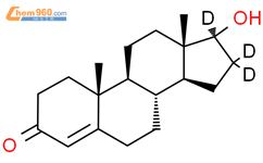睪酮-d3結構式圖片|77546-39-5結構式圖片