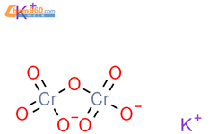 重铬酸钾结构式图片|7778-50-9结构式图片
