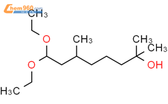 羟基香茅醛二乙缩醛 8 8 diethoxy 2 6 dimethyloctan 2 ol 7779 94 4 湖北成海化工有限公司 960化工网