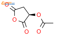 (R)-(+)-2-乙酰氧基丁二酸酐结构式图片|79814-40-7结构式图片