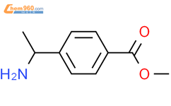 4-(1-氨基乙基)苯甲酸甲酯结构式图片|80051-07-6结构式图片
