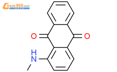 1-甲氨基蒽醌结构式图片|82-38-2结构式图片