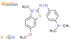 4 6 Methoxy 3 Methyl 1 3 Benzothiazol 3 Ium 2 Yl Diazenyl N N