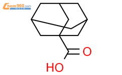 1-金刚烷甲酸结构式图片|828-51-3结构式图片