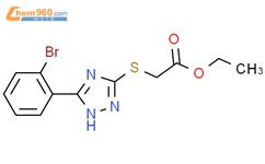 Ethyl 2 5 2 Bromophenyl 1H 1 2 4 Triazol 3 Yl Sulfanyl Acetate