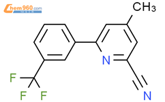 4 Methyl 6 3 Trifluoromethyl Phenyl Pyridine 2 Carbonitrile 833457 52