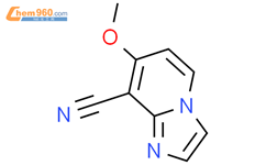 7-甲氧基咪唑并[1,2-a]吡啶-8-甲腈结构式图片|834869-04-4结构式图片