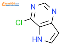 4-氯-5-H-吡咯[3,2-d]并嘧啶结构式图片|84905-80-6结构式图片