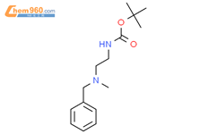 1-N-苄基-1-N-甲基-2-Boc-乙烷-1,2-二胺结构式图片|849472-99-7结构式图片