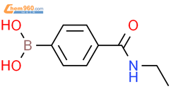 4-(N-乙基羰酰胺)苯硼酸结构式图片|850568-12-6结构式图片