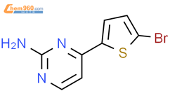 4-(5-溴-3-噻吩)-2-氨基嘧啶结构式图片|855308-66-6结构式图片