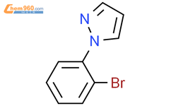 1-(2-溴苯基)吡唑结构式图片|87488-84-4结构式图片