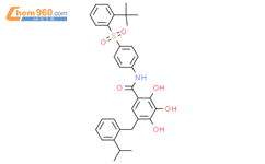 N 4 2 Tert Butylphenyl Sulfonylphenyl 2 3 4 Trihydroxy 5 2 Propan