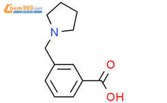 3-(1-吡咯烷甲基)苯甲酸结构式图片|884507-41-9结构式图片
