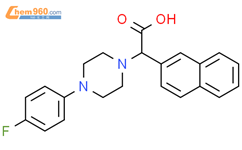 4 4 FLUORO PHENYL PIPERAZIN 1 YL NAPHTHALEN 2 YL ACETIC ACID 885276