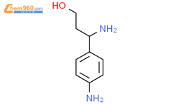 3-氨基-3-(4-氨基苯基)-1-丙醇结构式图片|886364-12-1结构式图片