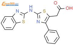 Benzothiazol Ylamino Phenyl Thiazol Yl Acetic Acid