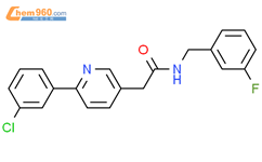 Chlorophenyl Pyridin Yl N Fluorophenyl Methyl Acetamide