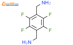 2,3,5,6-四氟对苯二甲胺结构式图片|89992-50-7结构式图片