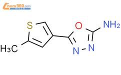 5 5 methylthiophen 3 yl 1 3 4 oxadiazol 2 amine 915922 24 6 深圳爱拓化学有限