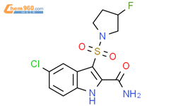 Chloro Fluoropyrrolidin Yl Sulfonyl H Indole Carboxamide