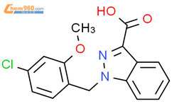 1 4 Chloro 2 Methoxyphenyl Methyl Indazole 3 Carboxylic Acid 920019