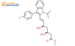 氟伐他汀甲酯结构式图片|93957-53-0结构式图片