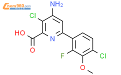 4 Amino 3 Chloro 6 4 Chloro 2 Fluoro 3 Methoxyphenyl Pyridine 2