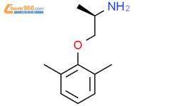 (R)-1-(2,6-Dimethylphenoxy)propan-2-amine结构式图片|94991-73-8结构式图片