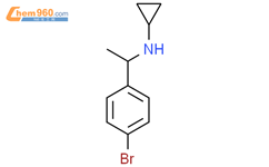 N-[1-(4-Bromophenyl)ethyl]cyclopropanamine hydrochloride结构式图片|953753-40-7结构式图片