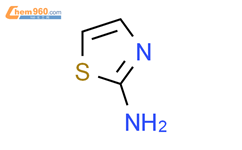 2-氨基噻唑结构式图片|96-50-4结构式图片