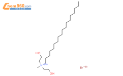 十八烷基甲基二羟乙基溴化铵结构式图片|97508-23-1结构式图片