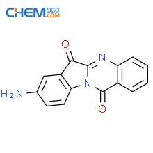 CAS No 483349 71 9 INDOLO 2 1 B QUINAZOLINE 6 12 DIONE 8 AMINO