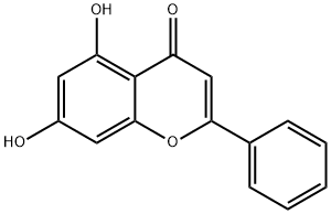 白杨素-5-O-葡萄糖苷结构式图片|结构式图片