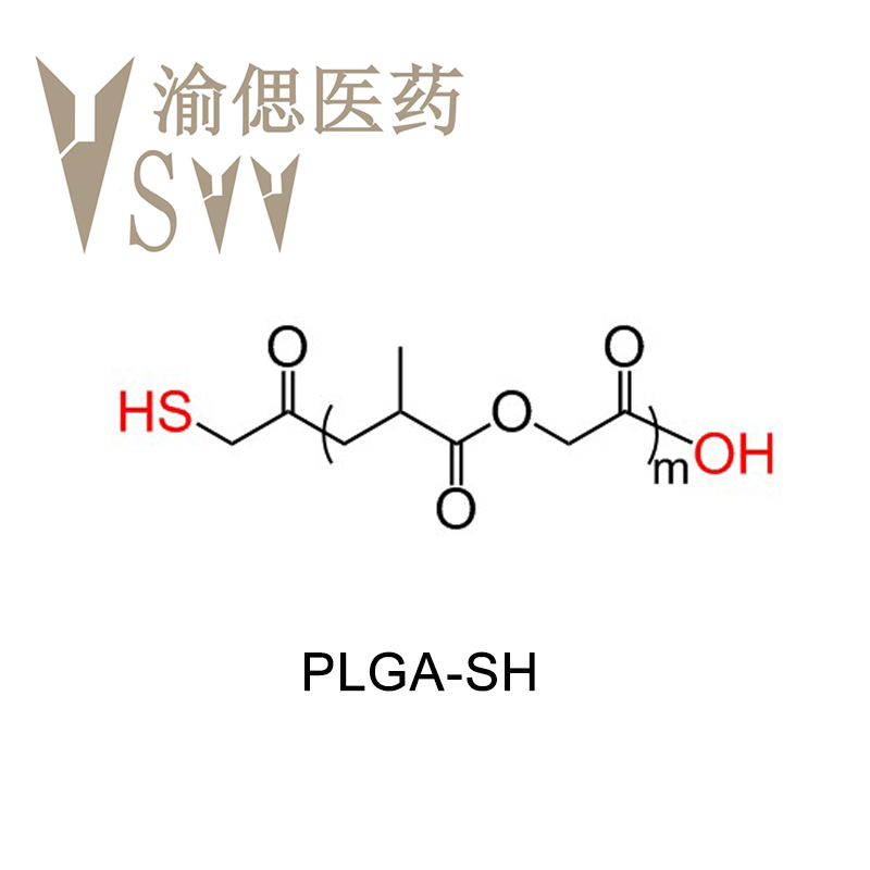 PLGA-SH，聚(D,L-乳酸-co-乙醇酸)-巯基、sh-plga结构式图片|结构式图片