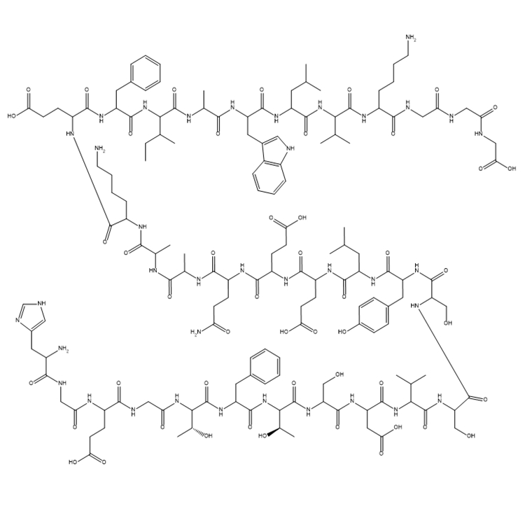 杜拉鲁肽的GLP-1部分结构式图片|结构式图片